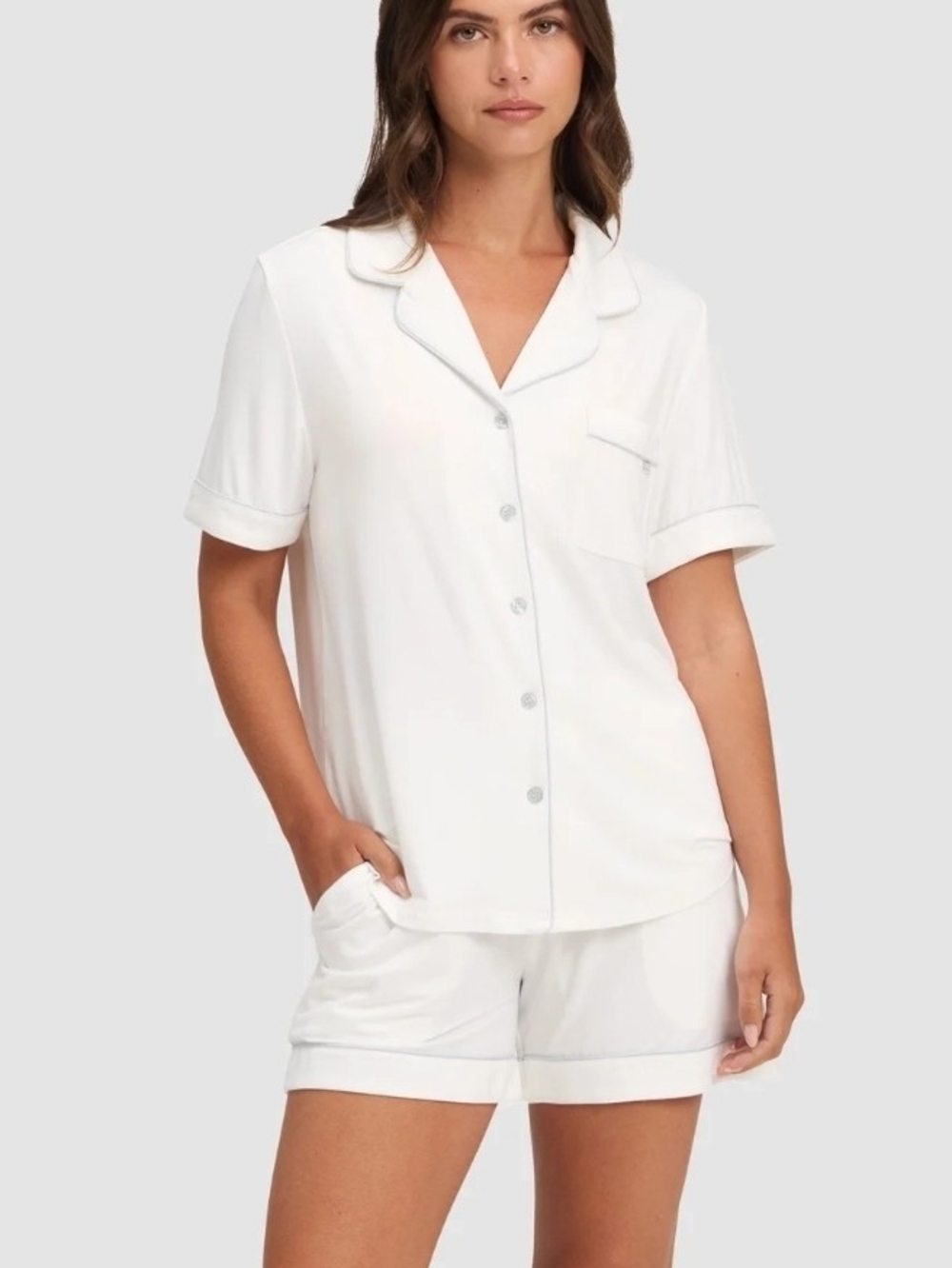 NEW COZYEARTH Short Sleeve Button Pajama Set (XL/XXL)